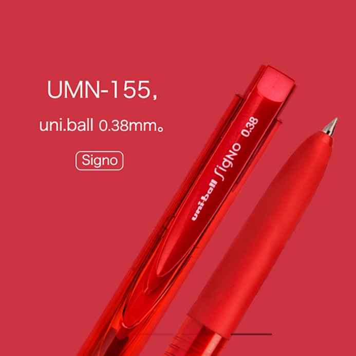 Uni Gel Pen Uni-ball Signo RT1 UMN155 0.38/0.5mm 10 ..